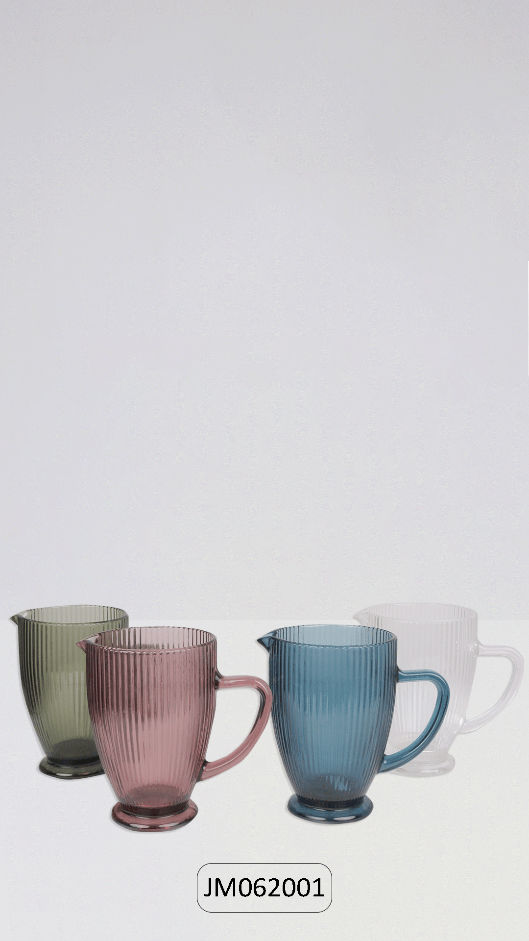 Solid Color Glass Pitcher